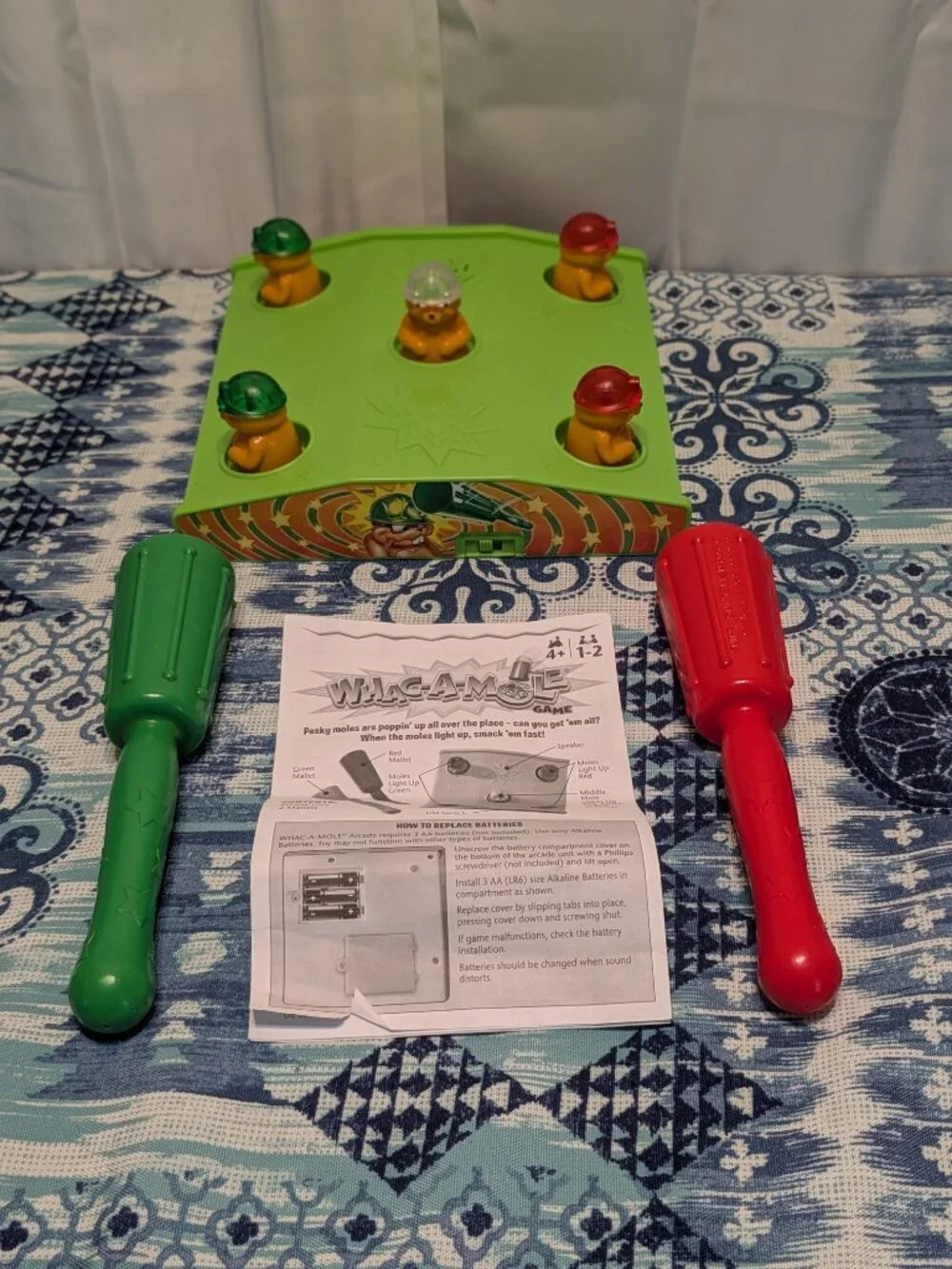 VTG Fisher Price Whac A Mole Electronic 2009 Game Tested Works Complete